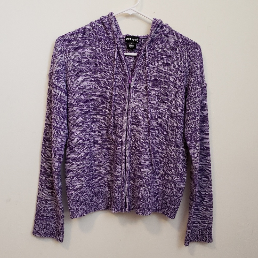 Purple hoodie jacket